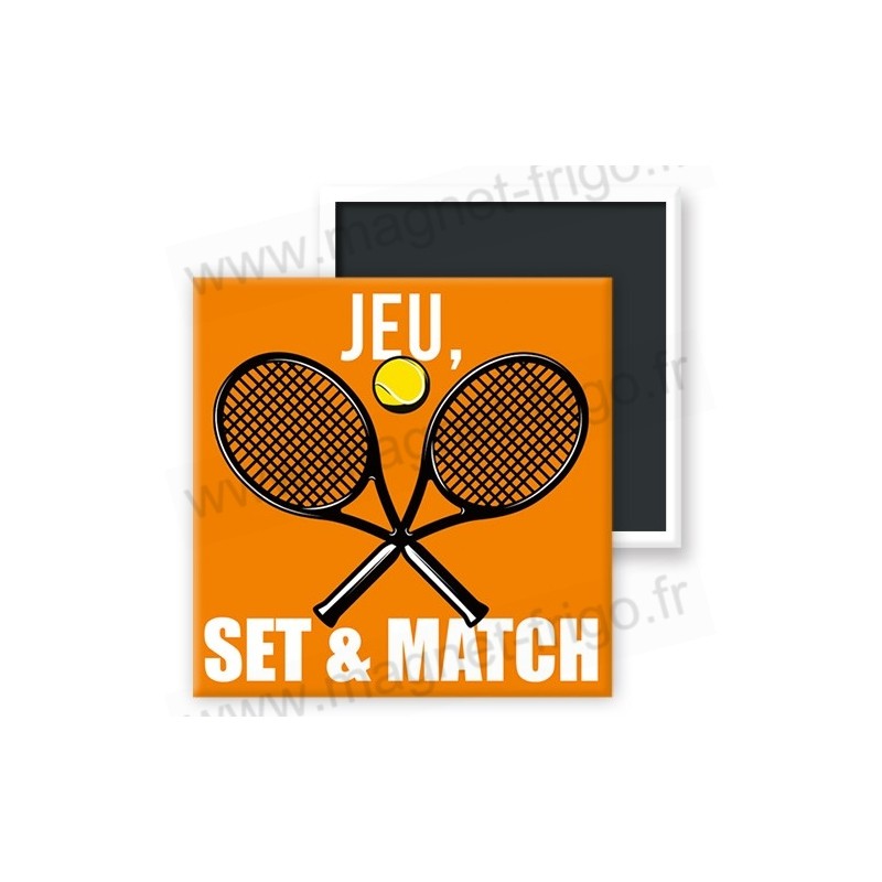 Magnet frigo sport tennis