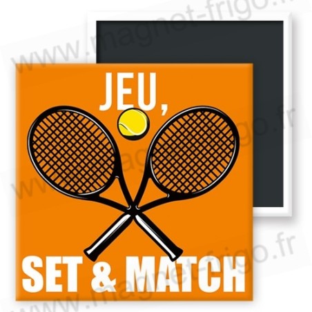 Magnet frigo sport tennis