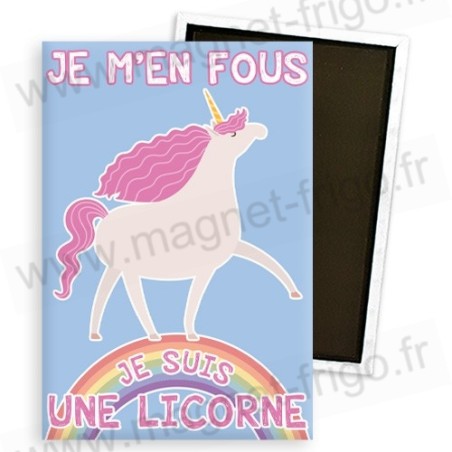 Photo aimantée licorne