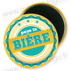 Magnet rond frigo bière