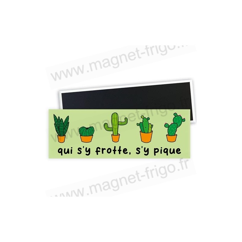 Magnet drôle cactus