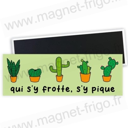 Magnet drôle cactus