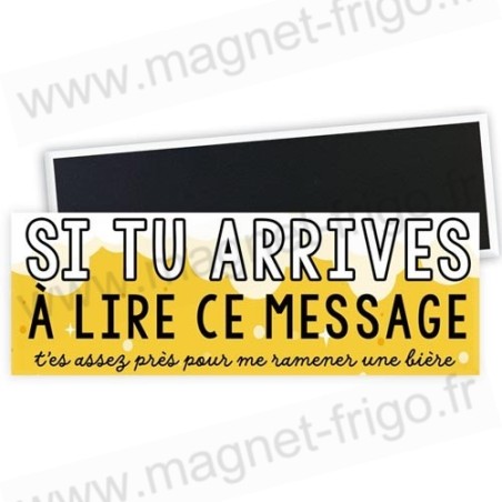 Magnet frigo message