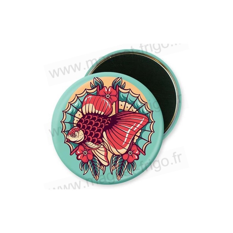 Magnet frigo tatouage traditionnel