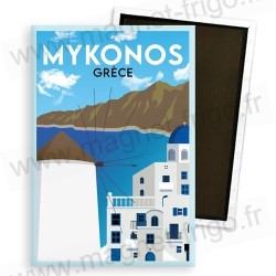 Aimant de réfrigérateur Mykonos