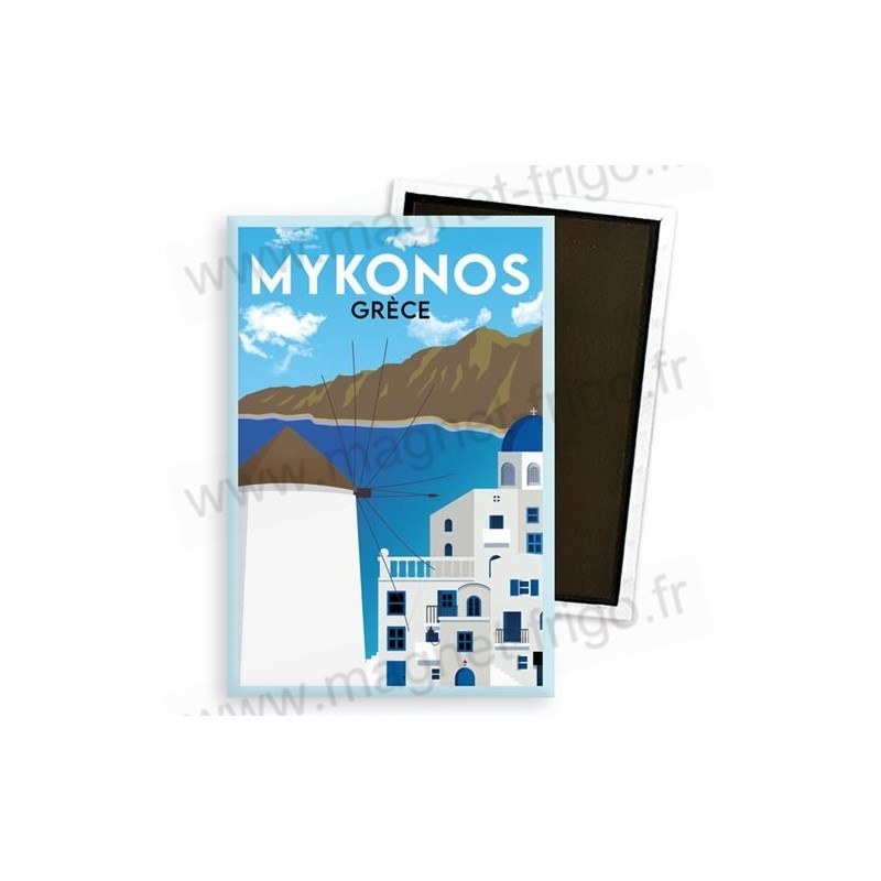 Aimant de réfrigérateur Mykonos