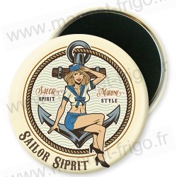 Magnet pin-up sailor