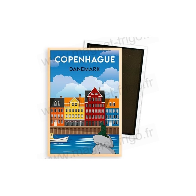 Aimant de réfrigérateur Copenhague