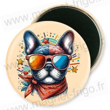 Aimant frigo chien cool