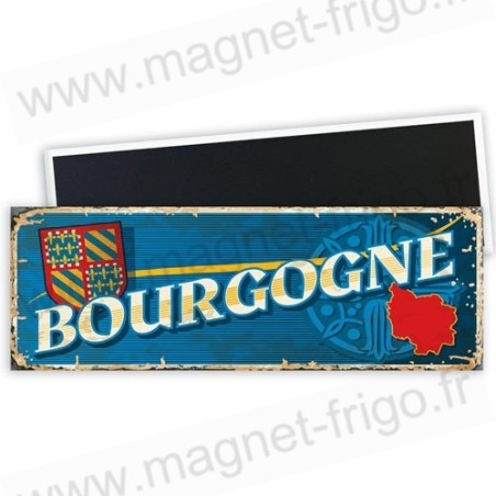 Magnet déco plaque Bourgogne