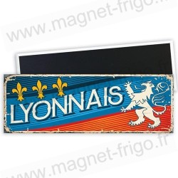 Magnet plaque décorative Lyon