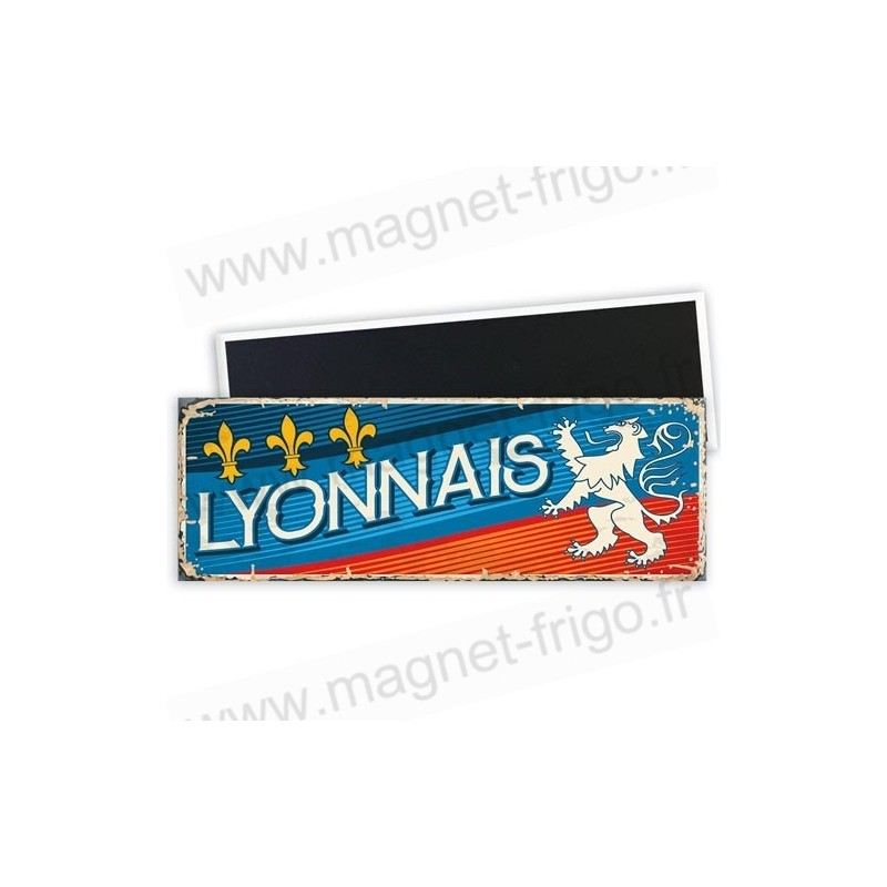 Magnet plaque décorative Lyon