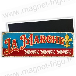 Aimant frigo La Manche style plaque