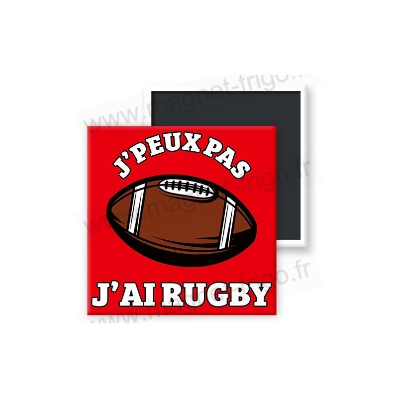 Magnet je peux pas j'ai rugby