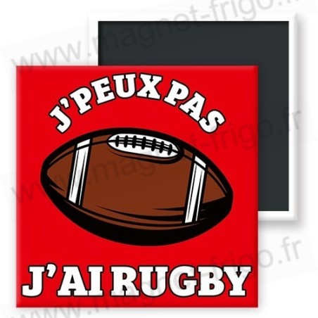 Magnet je peux pas j'ai rugby