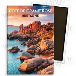 Photo aimantée Côte de Granit Rose