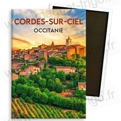 Aimant souvenir Cordes-sur-Ciel