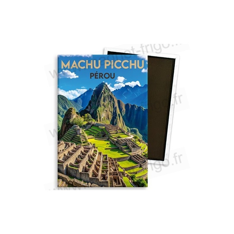 Aimant de réfrigérateur Machu Picchu