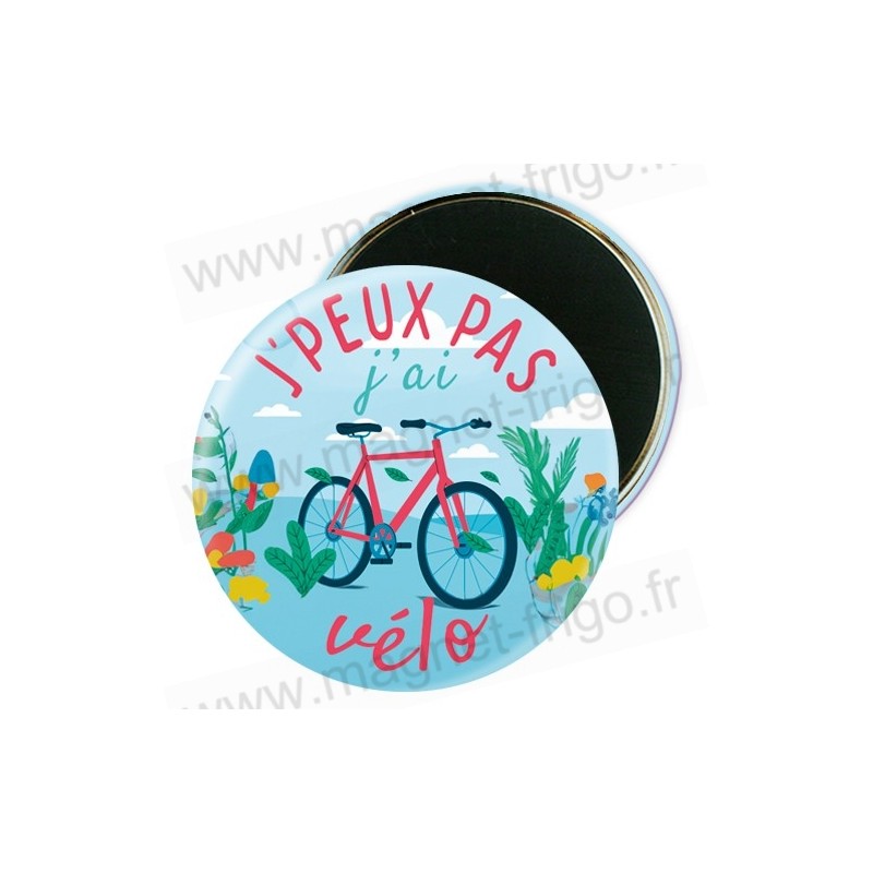 Magnet J'peux pas j'ai vélo