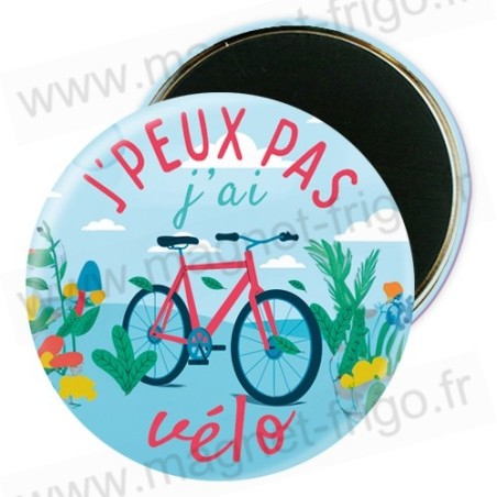 Magnet J'peux pas j'ai vélo