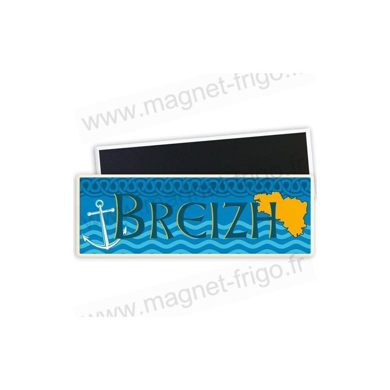 Magnet style plaque de Bretagne