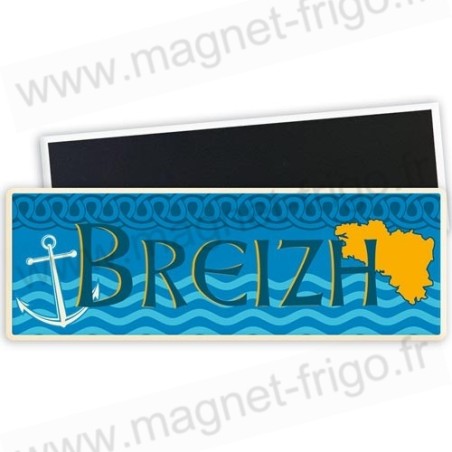 Magnet style plaque de Bretagne