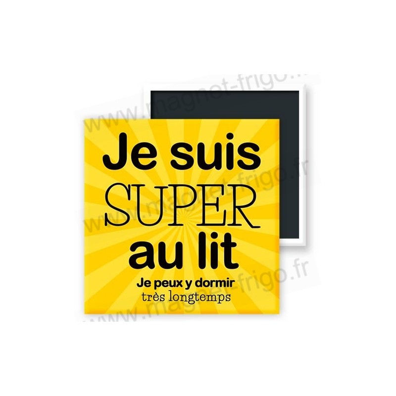 aimant drôle super au lit