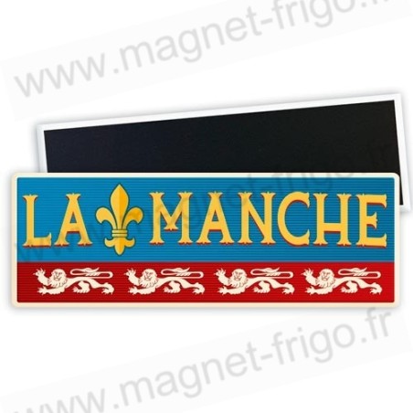 Aimant frigo La Manche style plaque